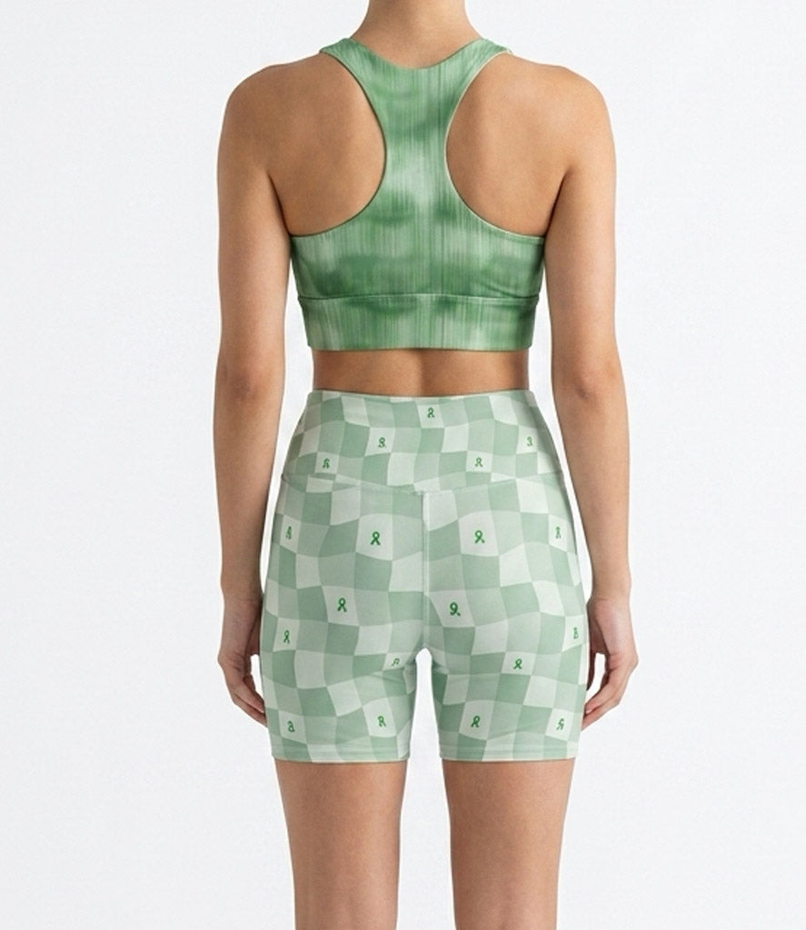 'Resilient Checkered' The Biker Short