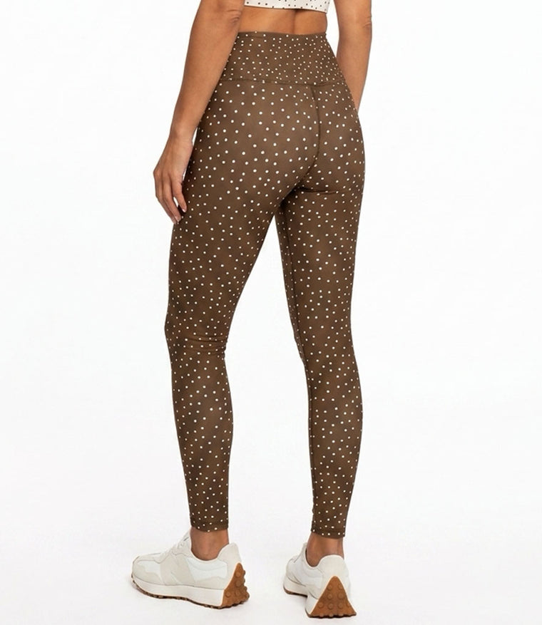 'Espresso Dot' The Frankie Legging