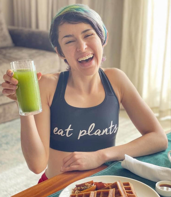 'Eat Plants' Beckham Bra