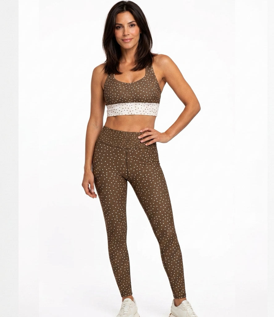 'Espresso Dot'  Frankie and Lola Bra Set