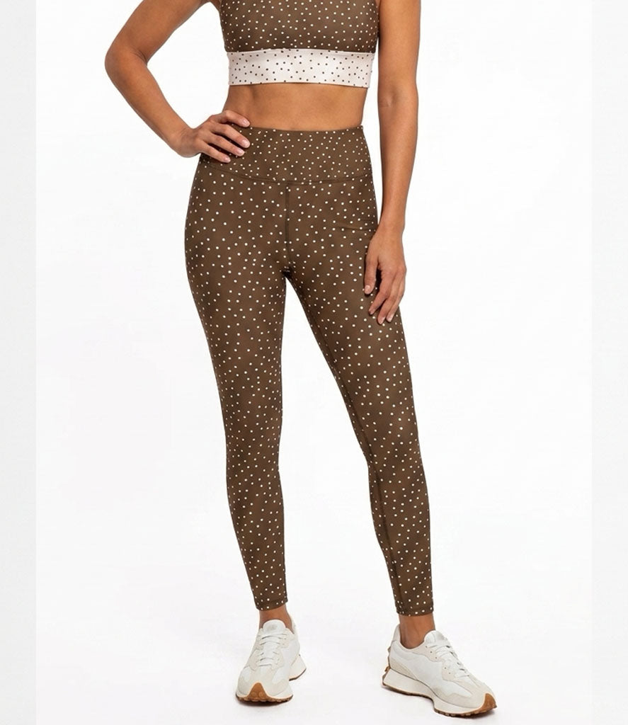 'Espresso Dot' The Frankie Legging
