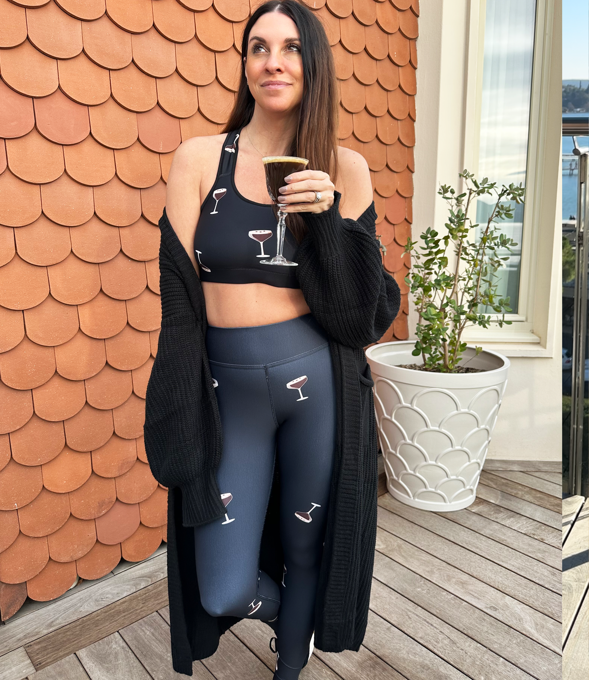 'Espresso Martini' Beckham Bra & Frankie Legging Set