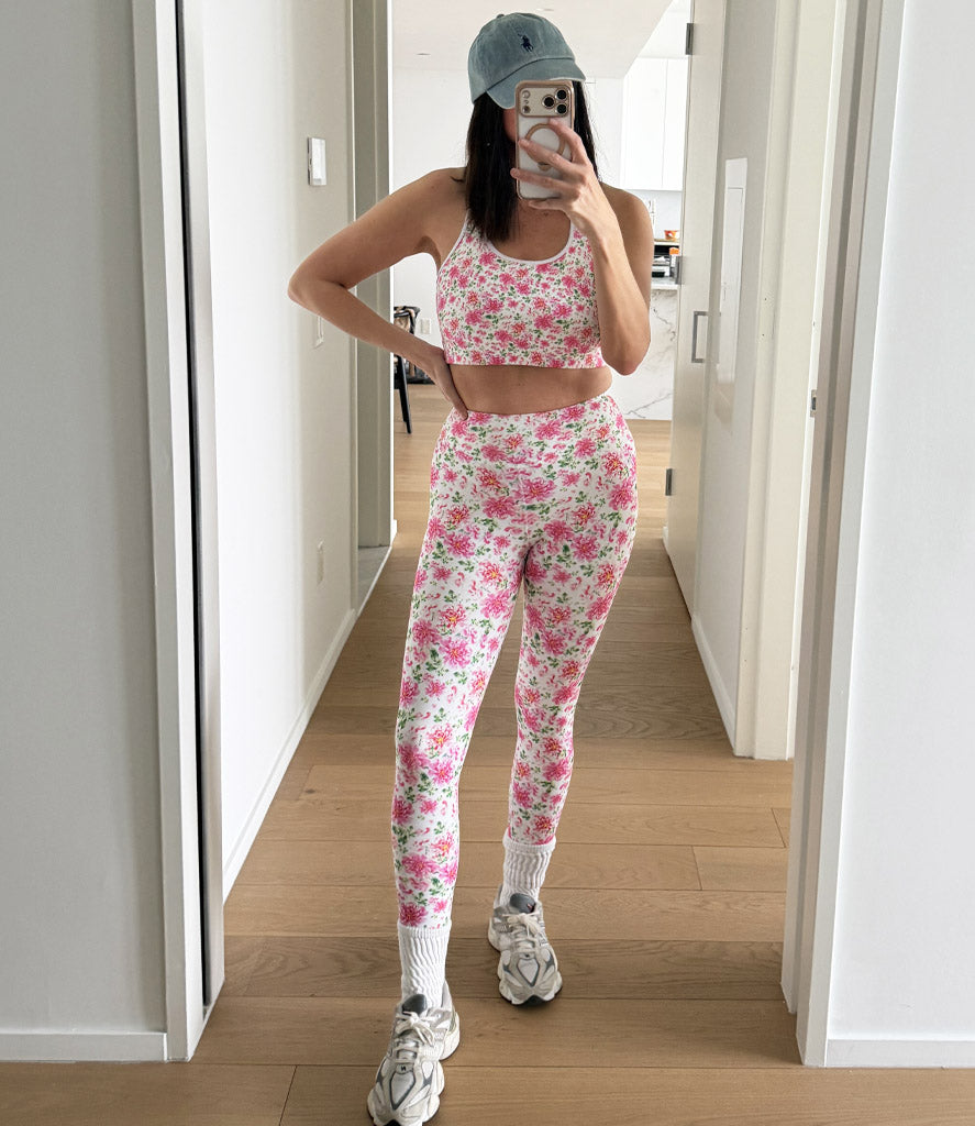 'Garden Party' Beckham Bra & Frankie Legging Set