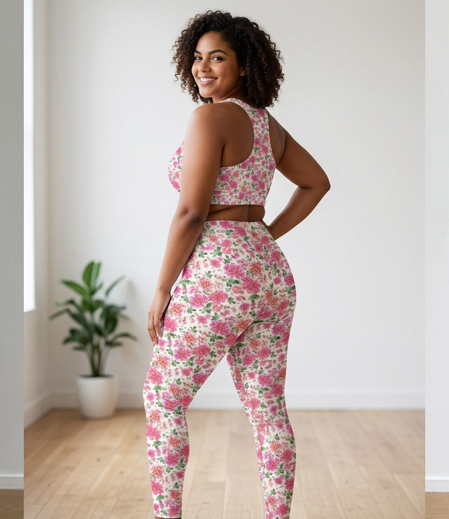 'Garden Party' Beckham Bra & Frankie Legging Set