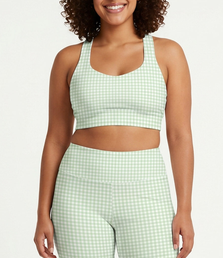 'Matcha Picnic' The Lola Longline Bra