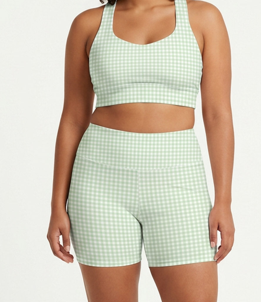 'Matcha Picnic' The Biker Short