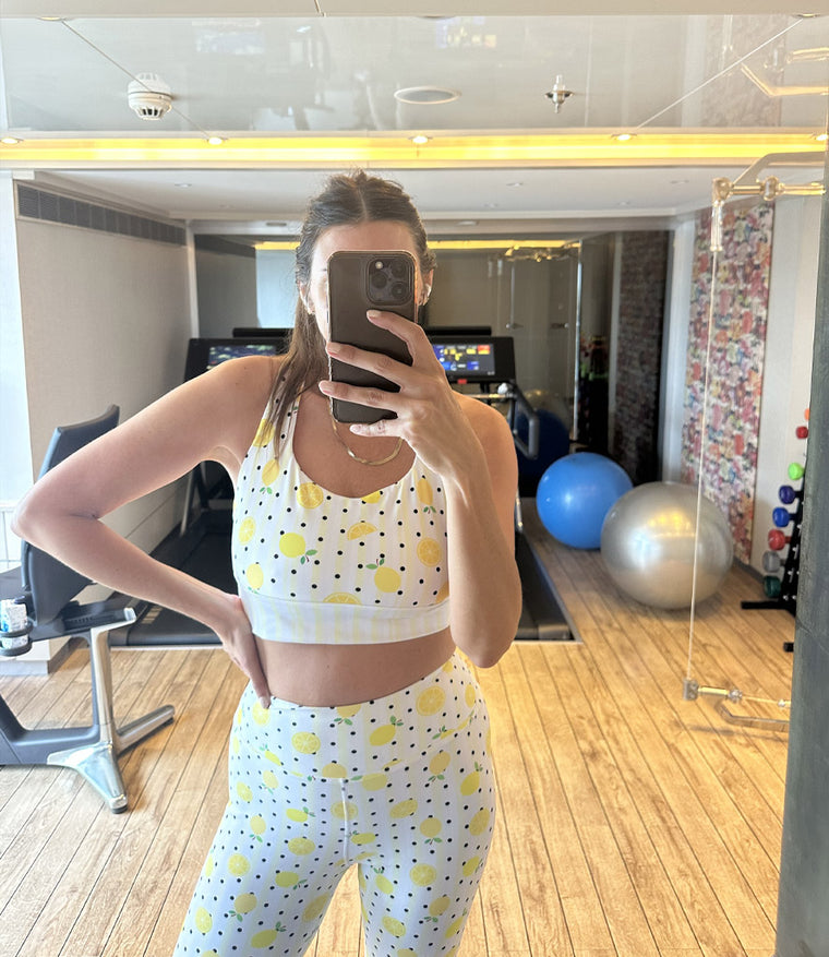 'Limoncello' Frankie Legging and Lola Bra Set