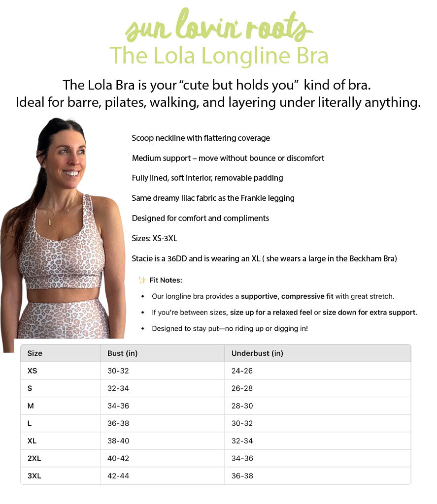 Leopard Latte – Matching Lola Bra +Frankie  Legging Set