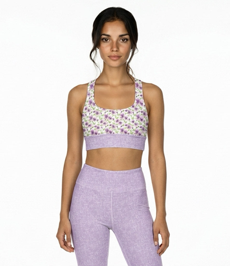 'Lilac Haze' The Lola Longline Bra