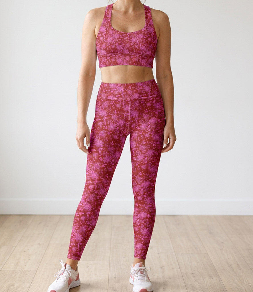 'Happy Garden ' Frankie Legging  and Lola Bra Set