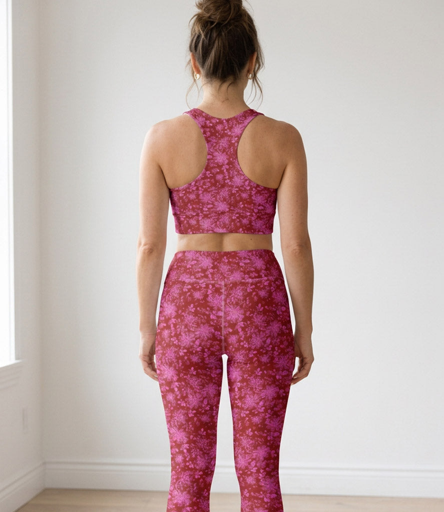 'Happy Garden ' Frankie Legging  and Lola Bra Set