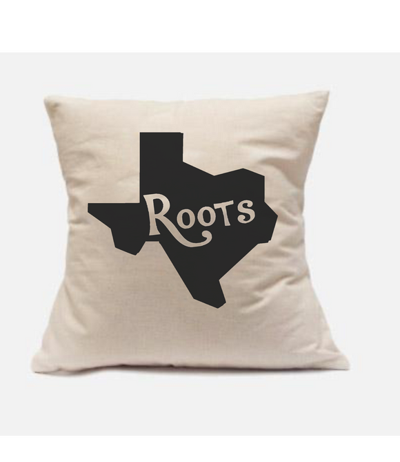 'Texas Roots' Throw Pillow
