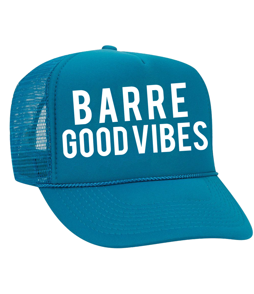 The Dolly Trucker Hat: Barre Good Vibes