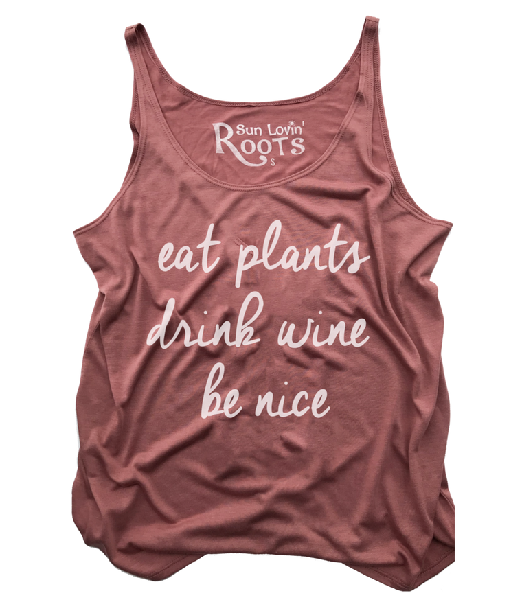 'Be Nice' Willow Slouchy Tank