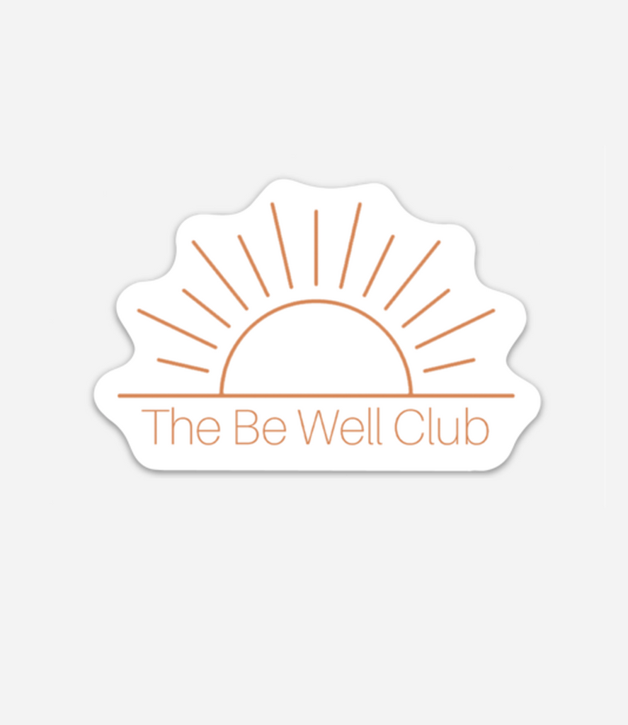 The Be Well Club Sticker