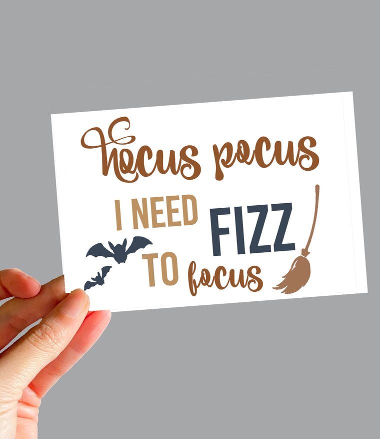Hocus Pocus Fizz To Focus Card - download