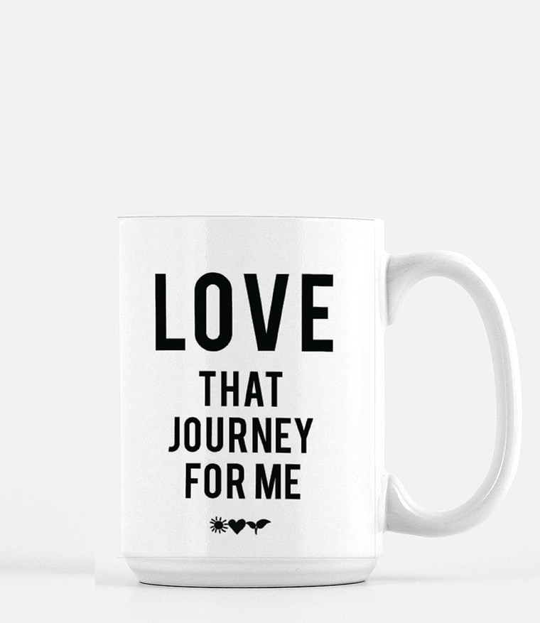 'Love That Journey' Mug