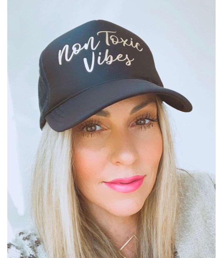 The Dolly Trucker Hat: 'Non Toxic Vibes'