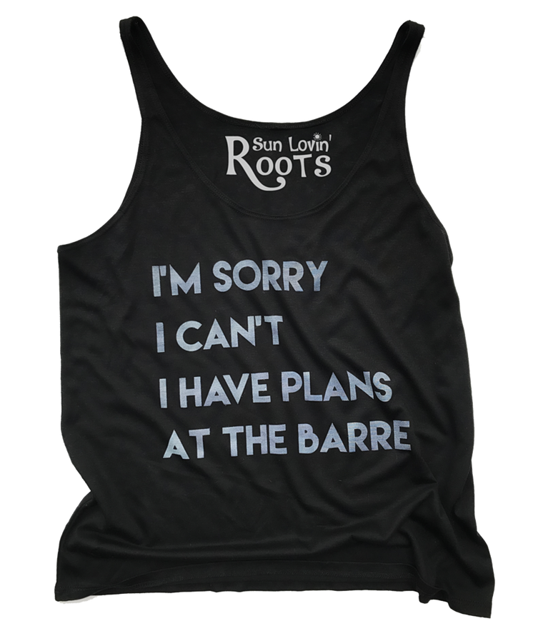 'Plans At The Barre' Willow Slouchy Tank