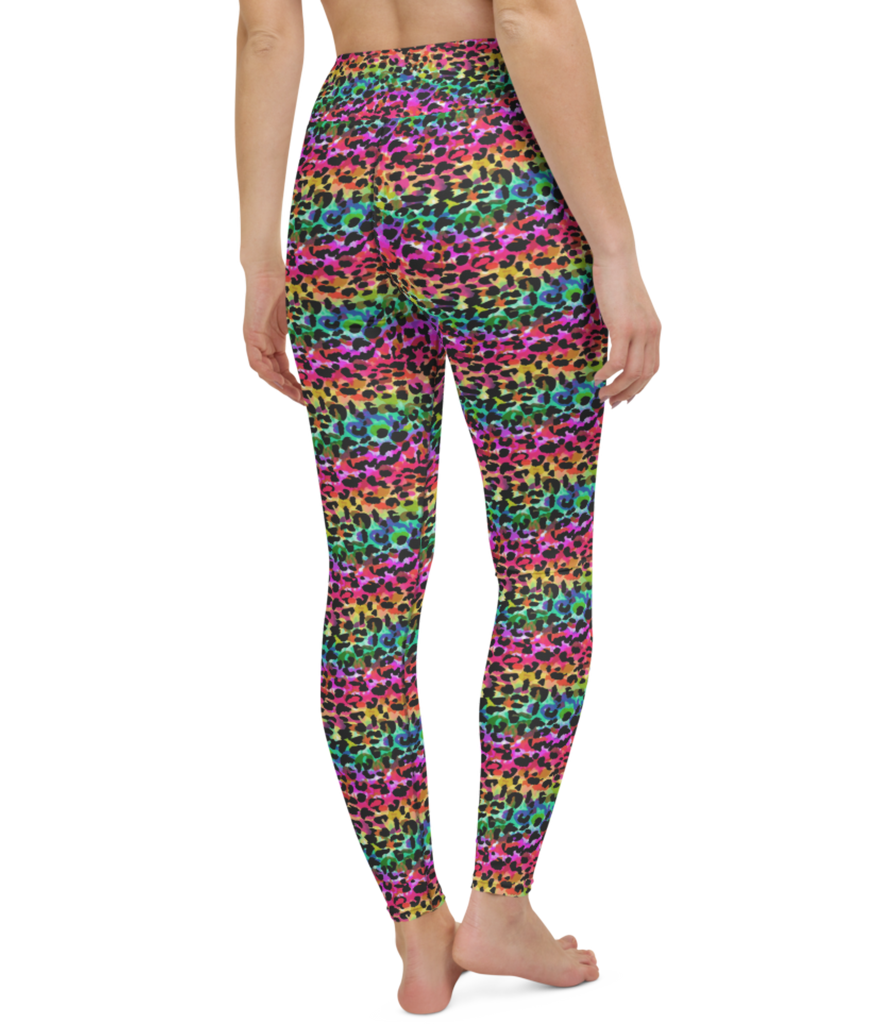 The Frankie Legging:Leopard Rainbow