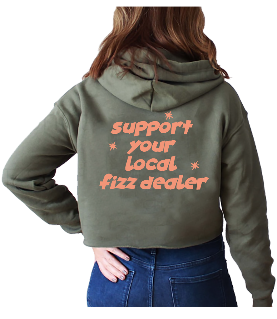 Support Fizz Dealer: Cropped Hoodie