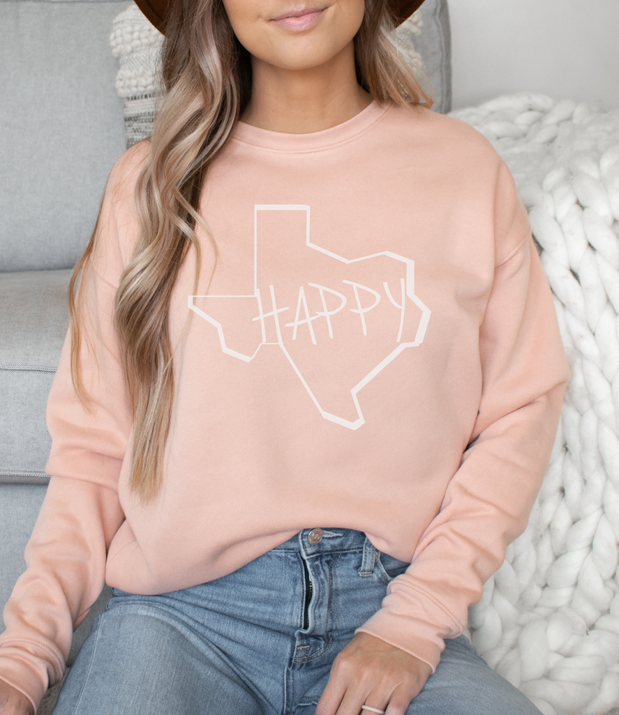 'Texas Happy' Classic Crew