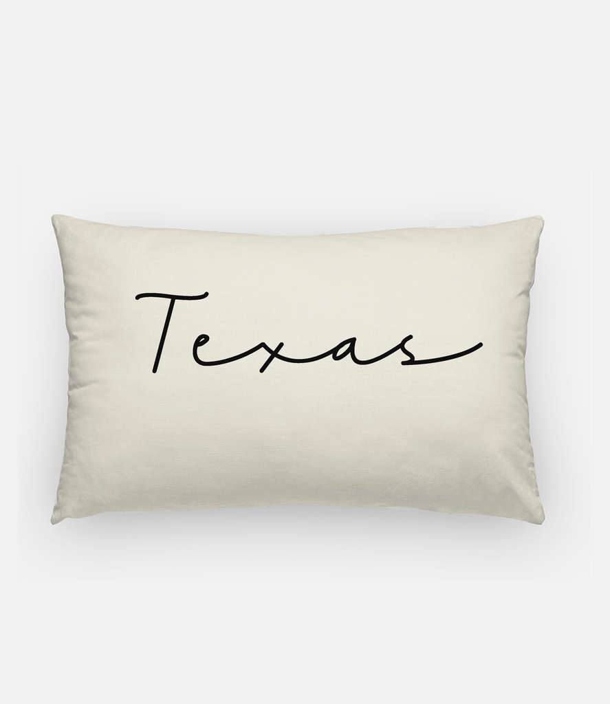 'Texas ' Throw Lumbar Pillow
