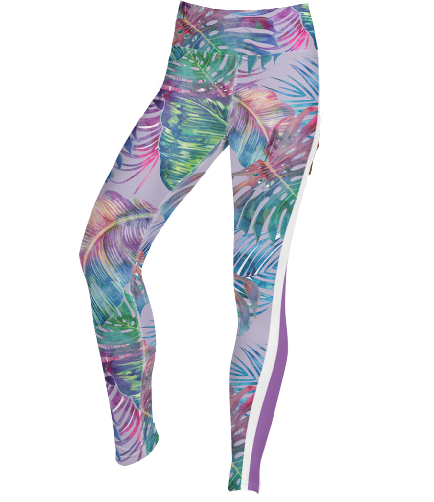 The Frankie Legging: Watercolor Palm